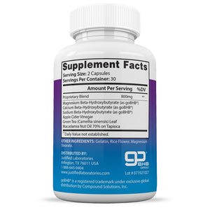 Supplement  Facts of Keto Prime Pills 800mg