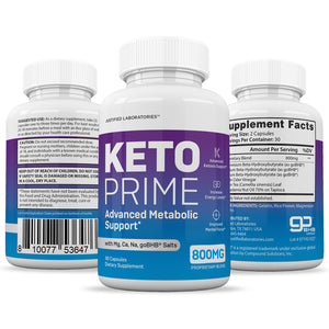 All sides of Keto Prime Pills 800mg