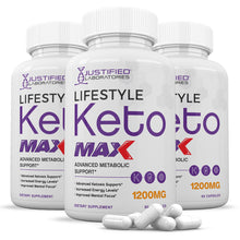 Cargar imagen en el visor de la Galería, 3 bottles of Lifestyle Keto Max 1200MG Pills