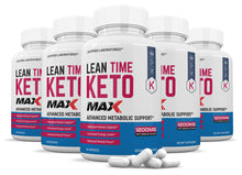 Load image into Gallery viewer, 5 bottles of Lean Time Keto Max 1200MG Pills