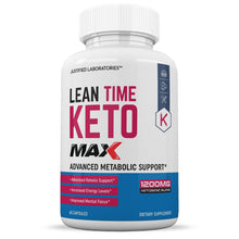 Load image into Gallery viewer, Front facing image of Lean Time Keto Max 1200MG Pills