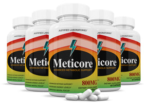 5 bottles of Meticore Keto Pills Supplement 60 Capsules