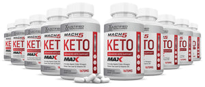 10 bottles of Mach 5 Keto ACV Max Pills 1675MG