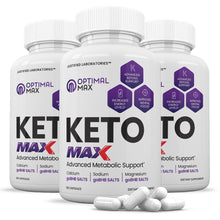 Load image into Gallery viewer, 3 bottles of Optimal Keto Max 1200MG