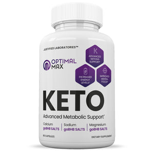 Front facing image of  Optimal Max Keto Pills