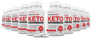 10 bottles of Premium Blast Keto ACV Pills 1275MG