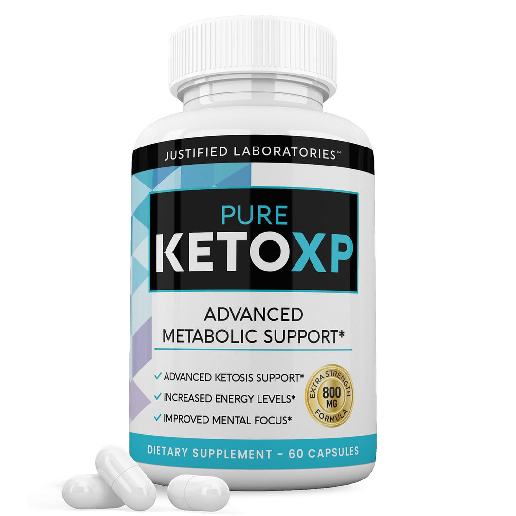 1 bottle of Pure Keto XP Ketogenic Supplement Includes goBHB Exogenous Ketones Ketosis Support for Men Women 60 Capsules