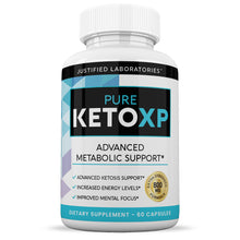Cargar imagen en el visor de la Galería, Front facing image of Pure Keto XP Ketogenic Supplement Includes goBHB Exogenous Ketones Ketosis Support for Men Women 60 Capsules