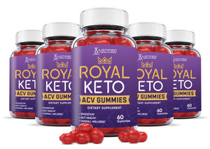 5 bottles of Royal Keto ACV Gummies