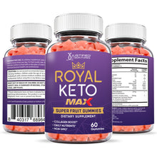 Load image into Gallery viewer, all sides of the bottle of Royal Keto Max Gummies