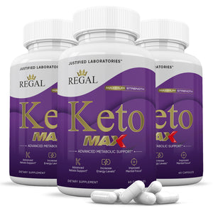 3 bottles of Regal Keto Pills 1200MG