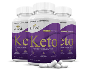3 bottles of Regal Keto Pills