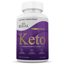 Load image into Gallery viewer, Front facing image of Regal Keto Pills 