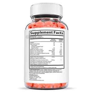 supplement facts of Rapid Results Keto Max Gummies