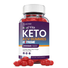 Load image into Gallery viewer, 1 bottle of 2 x Stronger Real Vita Keto ACV Gummies Extreme 2000mg