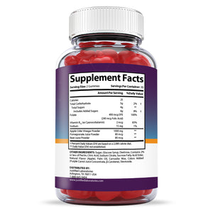 supplement facts of Real Vita Keto ACV Gummies 