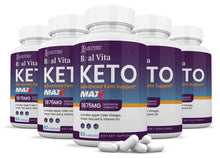 Cargar imagen en el visor de la Galería, 5 bottles of Real Vita Keto ACV Max Pills 1675MG