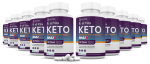 10 bottles of Real Vita Keto ACV Max Pills 1675MG