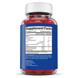 supplement facts of Slim Candy Keto ACV Gummies