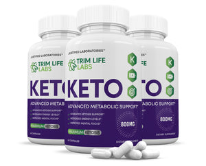 3 bottles of Trim Life Labs Keto Pills 