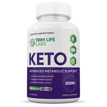 Load image into Gallery viewer, Front facing image of Trim Life Labs Keto Pills