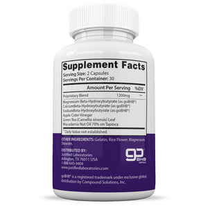 Supplement  Facts of Trim Life Labs Keto Max 1200MG Pills