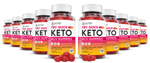 10 bottles of Try Quick Keto ACV Gummies