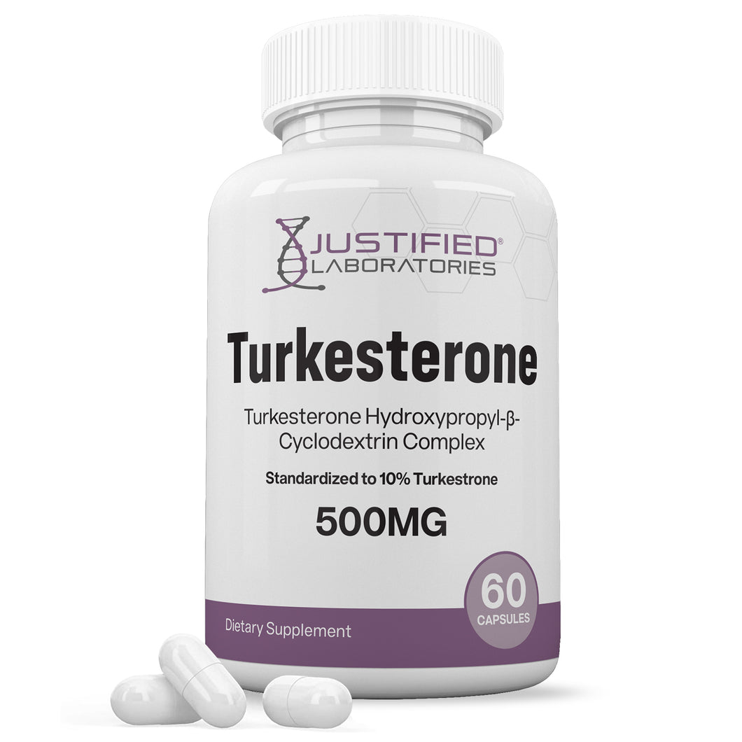 1 bottle of Turkesterone 500mg 10% Standardized