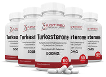 Cargar imagen en el visor de la Galería, 5 bottles of Turkesterone 500mg 2% Standardized