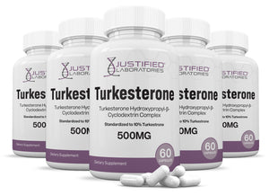 5 bottles of Turkesterone 500mg 10% Standardized