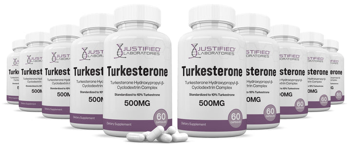 10 bottles of Turkesterone 500mg 10% Standardized