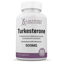 Cargar imagen en el visor de la Galería, Front facing image of Turkesterone 500mg 10% Standardized