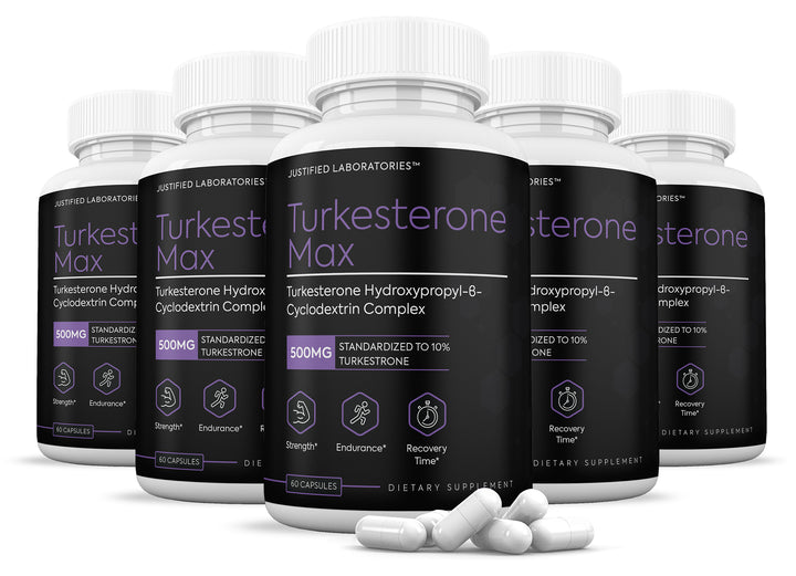 5 bottles of Turkesterone Max 500mg