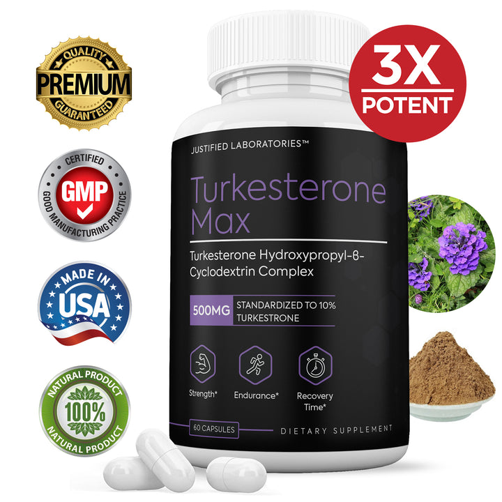 Turkesterone massimo 500 mg