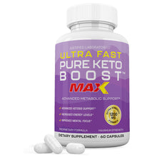 Load image into Gallery viewer, Ultra Fast Pure Keto Boost MAX 1200MG Advanced BHB Ketogenic Exogenous Ketones 60 Capsules