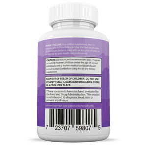 Suggested use and warnings of Ultra Fast Pure Keto Boost MAX 1200MG Advanced BHB Ketogenic Exogenous Ketones 60 Capsules