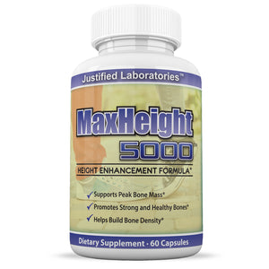 Front facing image of Max Height 5000 Grow Taller Height Maximizer Pills