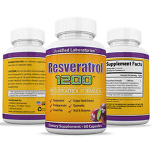Load image into Gallery viewer, All sides of Resveratrol 1200