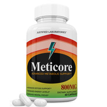 Load image into Gallery viewer, 1 bottle of Meticore Keto Pills Supplement 60 Capsules